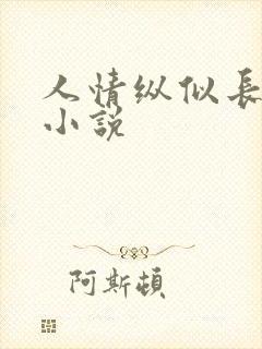 人情纵似长情月小说