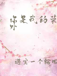 你是我的荣耀番外