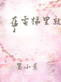 在电梯里就开始了