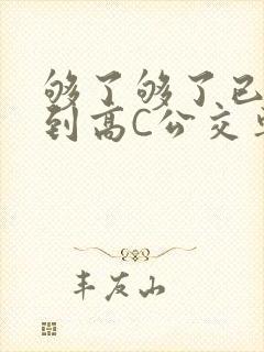 够了够了已经满到高C公交车