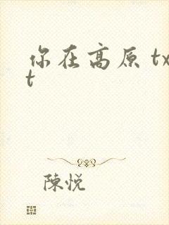 你在高原 txt