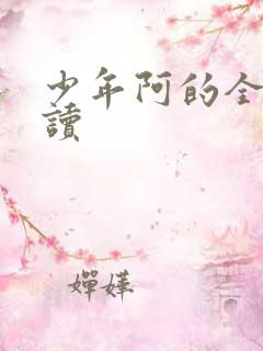 少年阿的全文阅读