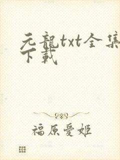 元龙txt全集下载