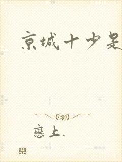 京城十少是谁