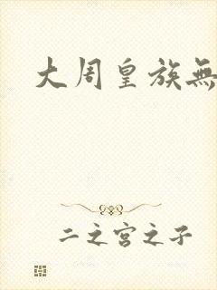 大周皇族无弹窗