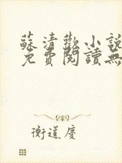 苏清欢小说全文免费阅读无弹窗