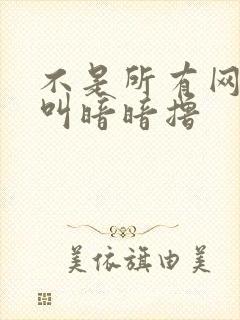 不是所有网站都叫暗暗撸