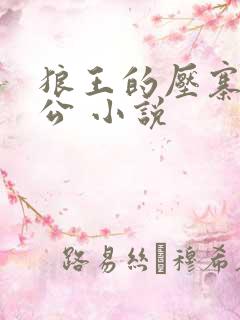狼王的压寨小相公 小说