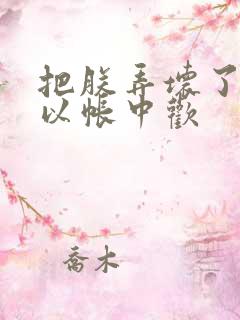 把朕弄坏了都可以帐中欢