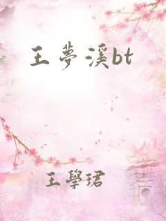 王梦溪bt