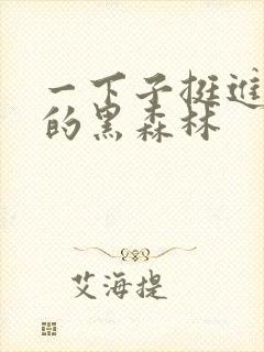 一下子挺进浓密的黑森林