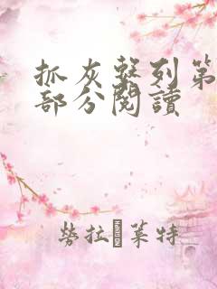 抓灰系列第33部分阅读