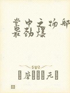 掌中之物哪一章最劲爆