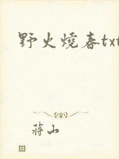 野火烧春txt