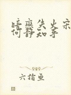 暗恋失火宋千渝何静知乎