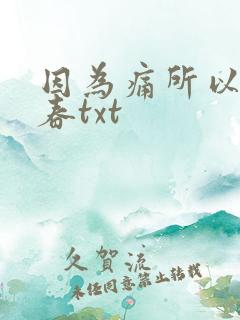 因为痛所以叫青春txt