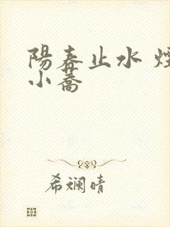 阳春止水 烟树小荞