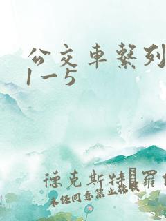 公交车系列合集1一5