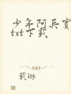 少年阿兵宾小说txt下载