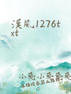 汉风1276txt