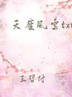 天庐风云txt