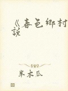 《春色乡村》小说