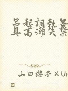 吊起调教各种工具高潮失禁H