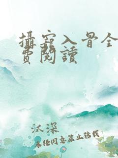 摄宠入骨全文免费阅读