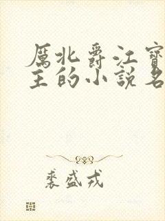 厉北爵江宝宝男主的小说名字