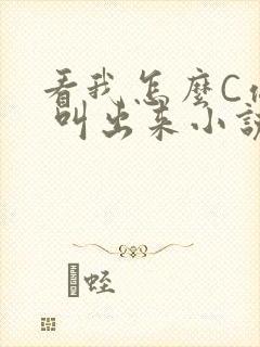 看我怎么C你的 叫出来小说