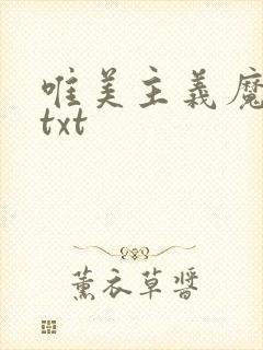 唯美主义魔法师txt