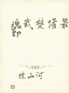 魂武双修最新章节