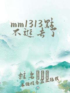 mm1313点不进去了