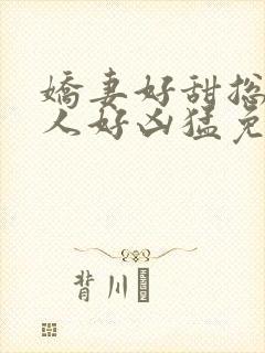 娇妻好甜总裁大人好凶猛免费小说