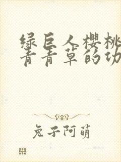 绿巨人樱桃荔枝青青草的功效