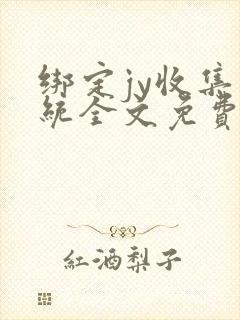 绑定jy收集系统全文免费阅读