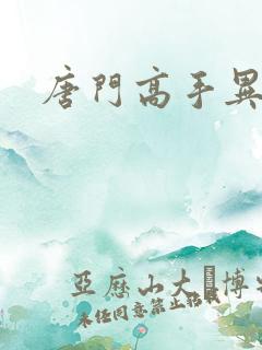 唐门高手异界游