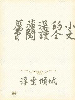 厉薄深的小说免费阅读全文