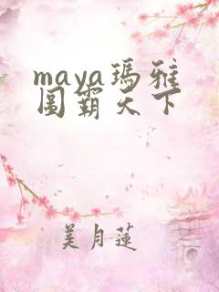 maya玛雅 图霸天下