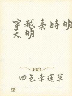 穿越秦时明月之天明