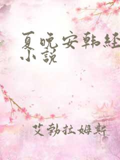 夏晚安韩经年的小说