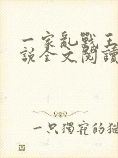 一家乱战王芳小说全文阅读