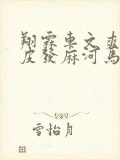 翔霖车文爽到头皮发麻河马的秘密