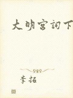 大明宫词下载
