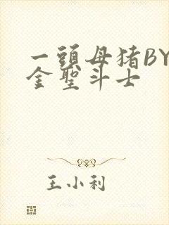 一头母猪BY黄金圣斗士