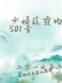 少妇苏霞肉欲第501章