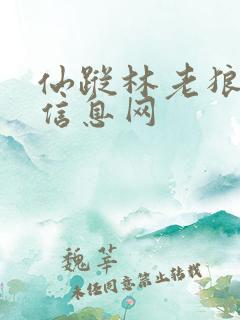 仙踪林老狼贰佰信息网