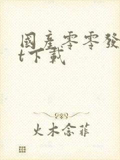 国产零零发txt下载