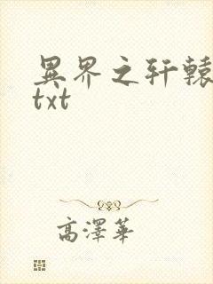 异界之轩辕剑魂txt