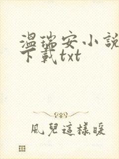 温瑞安小说全集下载txt